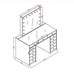Lumi Vanity Make up Station